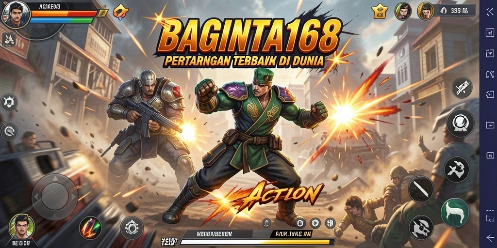 Tangkapan layar gameplay <strong>BAGINTA168</strong> yang intens dan penuh aksi.