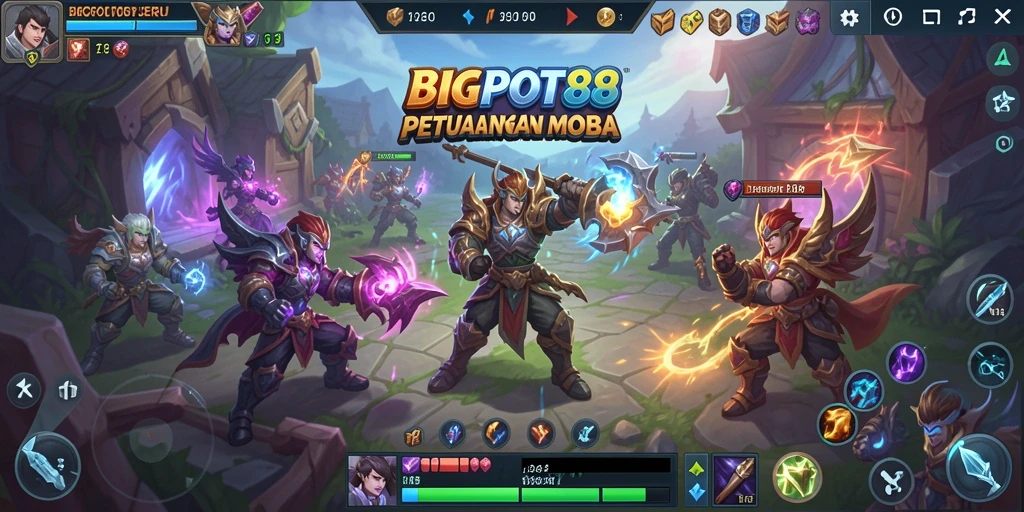 Tampilan gameplay seru dalam BIGPOT88 yang penuh strategi.