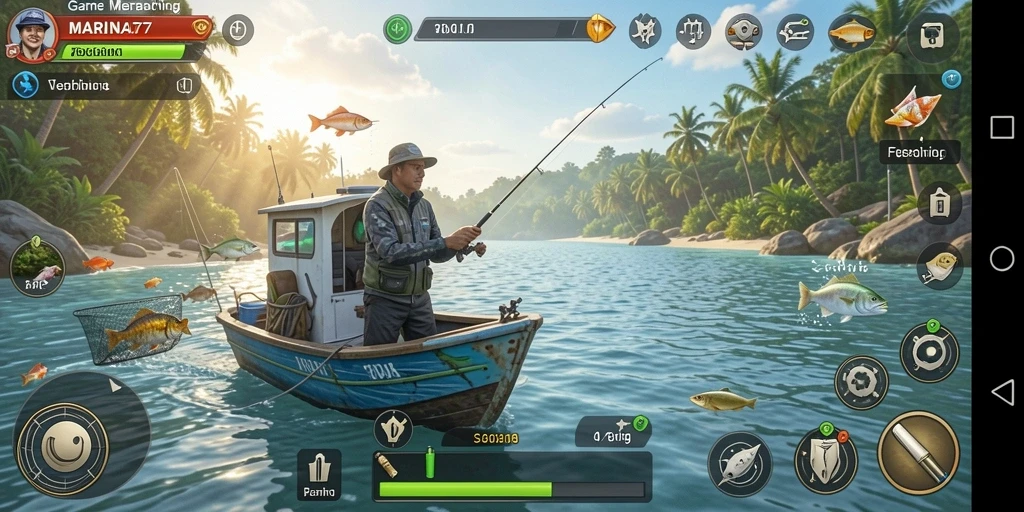 Tangkapan ikan besar dalam gameplay MARINA77 yang memikat.
