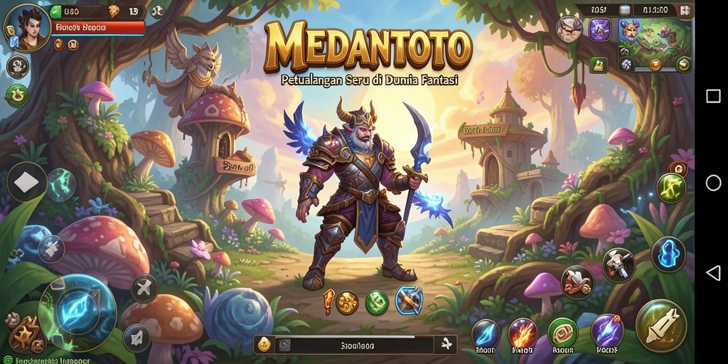 Tampilan gameplay seru dalam MEDANTOTO dengan grafik yang menawan.