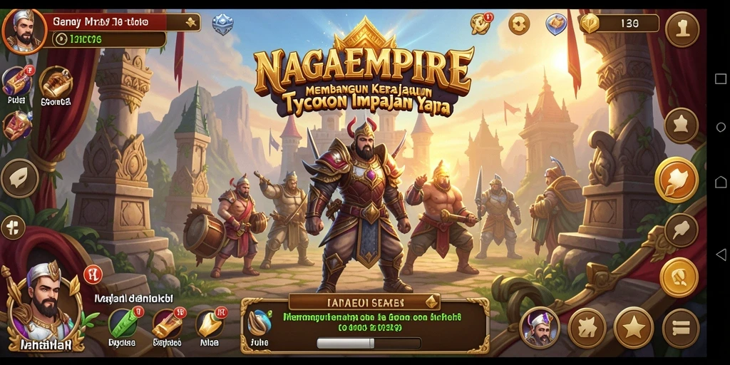 Tampilan gameplay <strong>NAGAEMPIRE</strong> yang menarik dan interaktif.