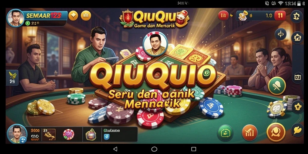 Tangkapan layar gameplay QiuQiu yang seru di SEMAR123.