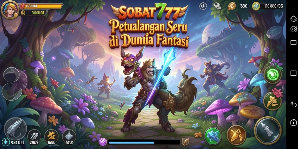 Screenshot gameplay SOBAT777 menampilkan aksi seru dalam petualangan fantastis.