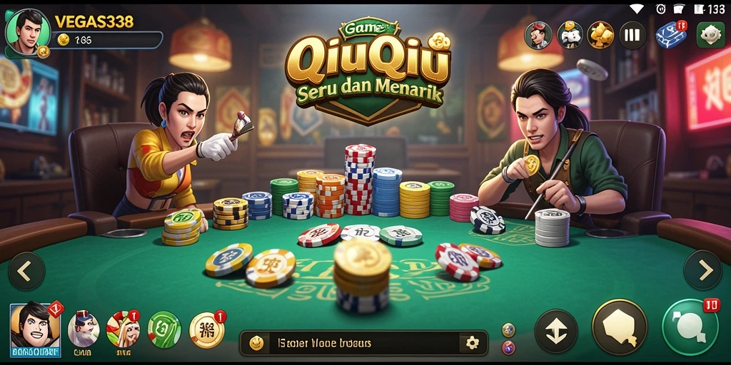 Screenshot gameplay QiuQiu yang seru dan menarik di VEGAS338.